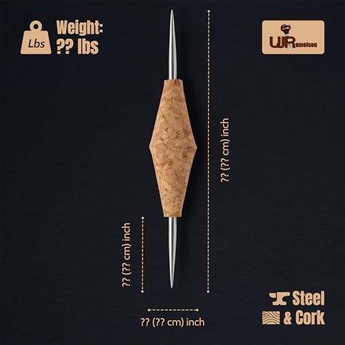 Scriber double point U J Ramelson pointe à tracer manche liège