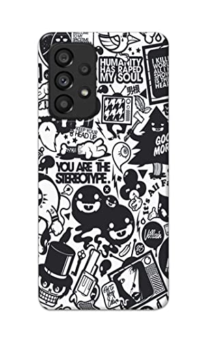 Image of Printed Hard Back Cover Case for Samsung Galaxy A53 5G Back Cover (Mixed Cartoon) -702