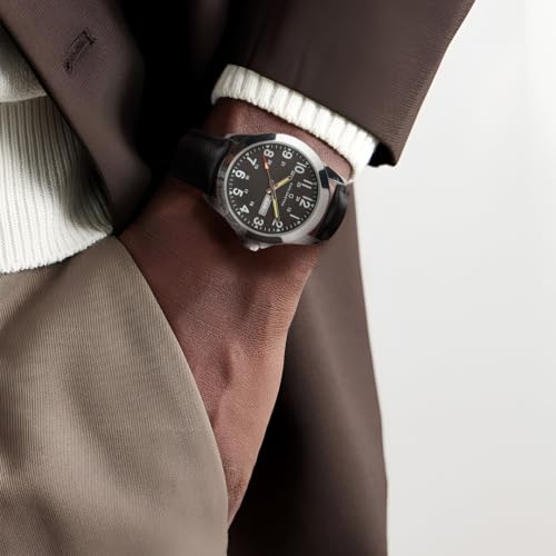 Image of Carlington Aristocrat Series Analog Day & Date Watches for Men with Premium Leather Strap - CT 1073