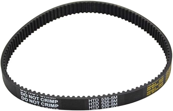HTD5M 300 Close Loop Pulley Timing Belt 10mm Width 5mm Pitch 300mm Perimeter Black Synchronous Belt Arc-shaped Teeth 5M-300-10mm width