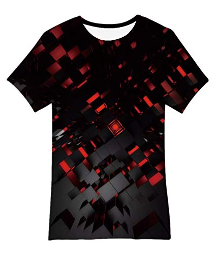 Idgreatim Garçons Garçons T-shirts Galaxy à manches courtes pour garçons pour jeunes...