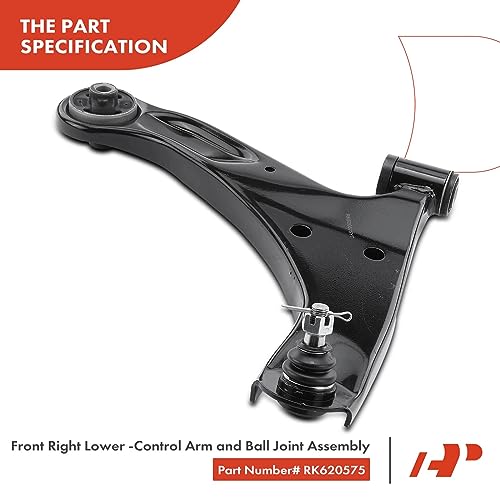 A-Premium Front Right Lower Control Arm, with Ball Joint & Bushing, Compatible with Suzuki Grand Vitara 2006-2013 by A-premium - Image 8