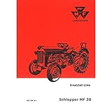  Massey Ferguson Schlepper MF30 - Traktor Ersatzteilliste Ersatzteilekatalog