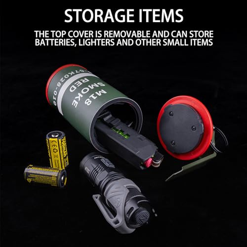 Gunyoo Airsoft Granate Spielzeug Modell Plastikgranaten Spielzeug CS Airsoft Tactical Gear Zubehör für Cosplay Film Requisiten Outdoor (Rot&Grün)