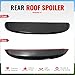 IKON MOTORSPORTS, Rear Window Roof Spoiler Compatible with 1999-2006 Volkswagen MK4 Golf, ES Style Gloss Black ABS Top Roofline Windshield Visor Spoiler Wing