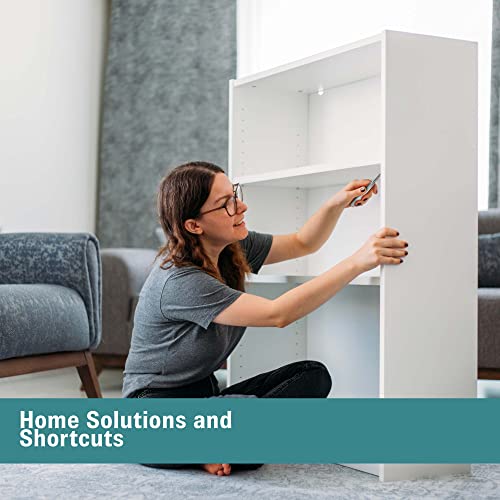 Real Simple All You Need 6-In-1 Hammer And Screwdriver Set | Includes Phillips Head Screwdriver, Flat Head Screwdriver And Nail Puller | Ultimate Home Improvement Multi Tool | Silver #TOP5