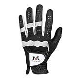 MAZEL Premium Men's Golf Gloves Left Hand,Hot Wet Weather Sweat-Absorbing,Fit Size S M L XL