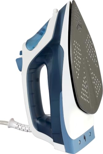 Image of Surya Steam Pro 1400W Steam Iron for Clothes | Heavy Weight Metal Body | Weilburger Non-Stick Soleplate | Thermal Fuse Safety | Adjustable Steam | 180 Swivel Cord | Fast & Efficient Ironing
