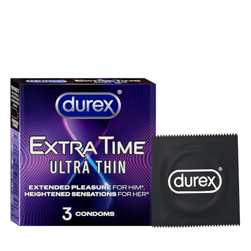 Image of Durex Extra Time Ultra Thin Condom 3 Count