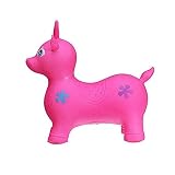 tolva de caballo inflable linda para niños de 3 años, camino de diversión para fomentar el ejercicio y desarrollar mejor equilibrio