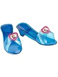 Länge Ferse bis Zeh: 18 cm Rubie\'s Offizielle Disney-Kostümschuhe Anna, Die Eiskönigin – Völlig unverfroren, Jelly-Schuhe, Kinder, Einheitsgröße, blau