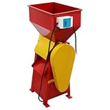 EQCOTWEA Coffee Bean Peeling Machine 220V,1.1KW Electric Coffee Pulper for Fresh Cherries with 98-99% Peel Rate,660-1320 lbs/h Capacity for Small Farms & Processing