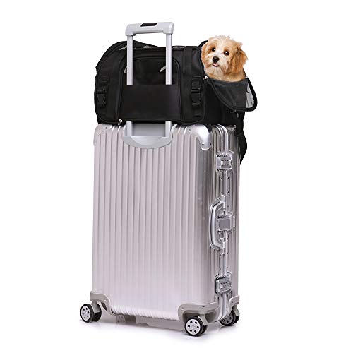 image for JESPET Soft Sided Pet Carrier Comfort for Airline Travel for Small Ani