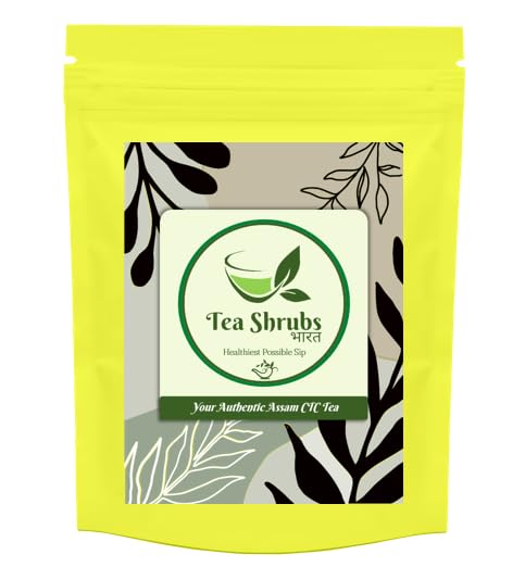 Tea Shrubs भारत, Kadak Chai, Second Flush, Premium Tea, CTC Black Tea, Single Origin, 500 gm