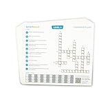 ScratchWord Tarjetas de crucigramas | Rasca y obtén la pista | Forma divertida de mejorar la ortografía y el vocabulario para niños | Operaciones matemáticas básicas | 20 tarjetas diferentes | - Nivel