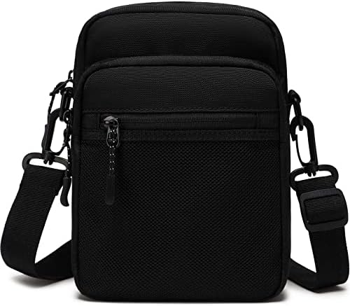Lohol Small Messenger Bag for Men Women, Water Resistant Adjustable Crossbody Sling bag Purse for Travel Sports