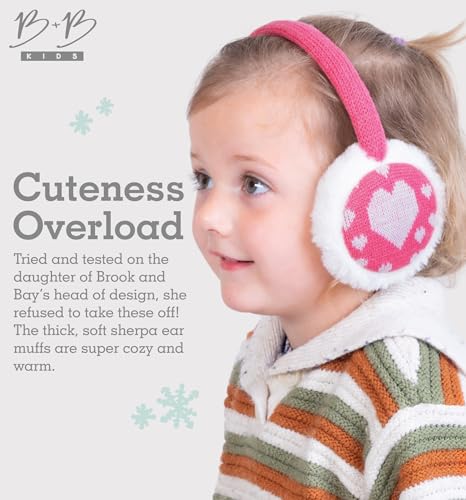 Image of Brook + Bay Kids Ear Muffs - Winter Animal Earmuffs - Cozy Ear Warmers