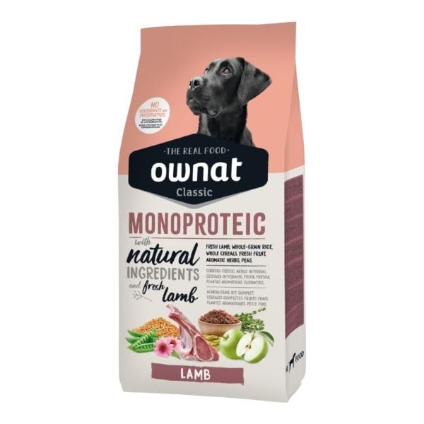 mangime per Cane OWNAT Classic MONOPROTEICO Lamb 12 KG