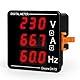 DEWIN Digitales Voltmeter Amperemeter, AC Spannungsmessgerät Watt Messgerät Multifunktions Multimeter Voltmeter Amperemeter Frequenzmesser 120A AC 50–500V