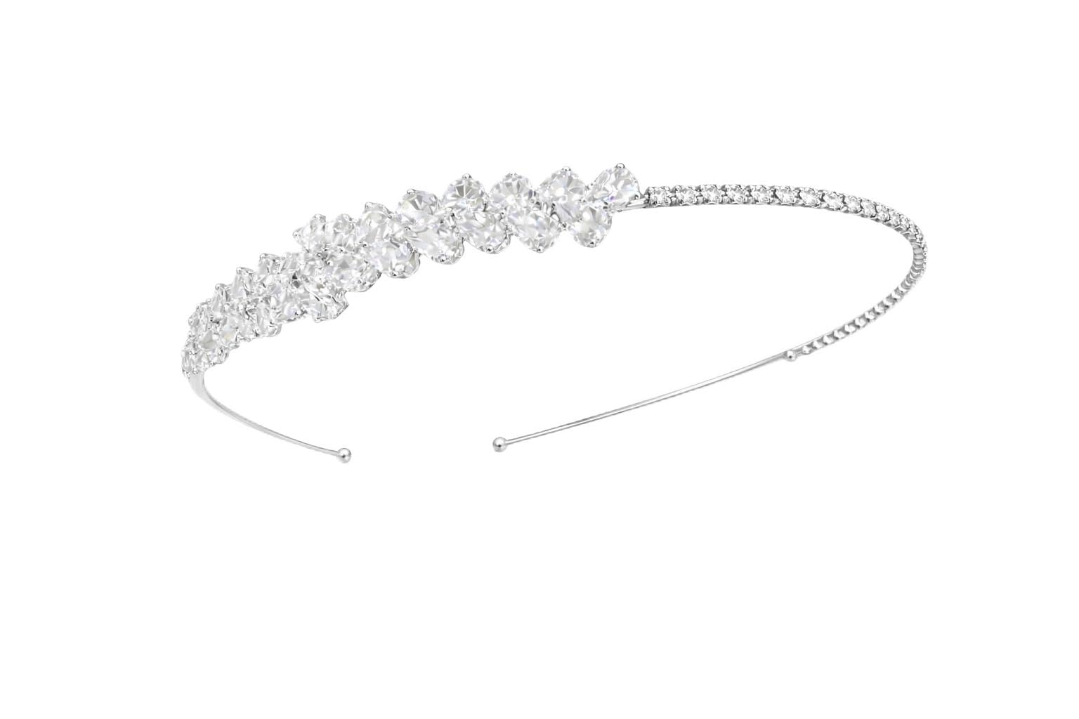 Diversa Headband for Girls & Women, Floral Leaf Hair Band, Head Jewellery for women, Fashion Accessory Perfect for Wedding, Party & Festivals