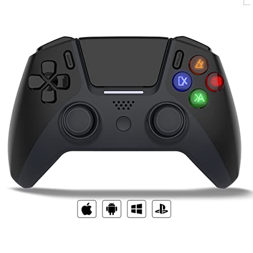 Gamepad Controller for iOS, Android, PC, PS4, PS3, Wireless Game Joystick for iPhone 14 14 Plus 14 Pro  14 Pro Max 13 12 11, iPad, MacBook, Samsung, Tablet, Mfi Game, Cloud Gaming, Steam -Direct Play
