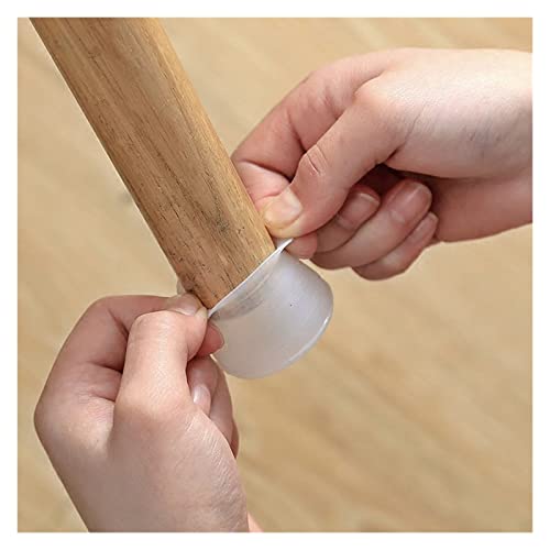 Protectores de patas de sillas que eliminan rayas y nivelan mesas cojas 8