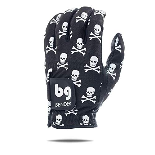 Bender Gloves - Men's Golf Glove, Durable Mesh Material, Unique Golf Gloves Men Right Handed Golfer (Wear On Left)