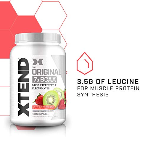Xtend Original Bcaa Powder Strawberry Kiwi Splash | Sugar Free Post Workout Muscle Recovery Drink With Amino Acids | 7G Bcaas For Men & Women | 90 Servings #TOP3