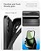 Spigen for iPhone 17 Case, Liquid Air [TPU Covered Camera Control] [No Magnet Ring] [Military-Grade Protection] - Matte Black