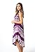 Riviera Sun 21802-PUR-1X Dress Dresses for Women Purple/White