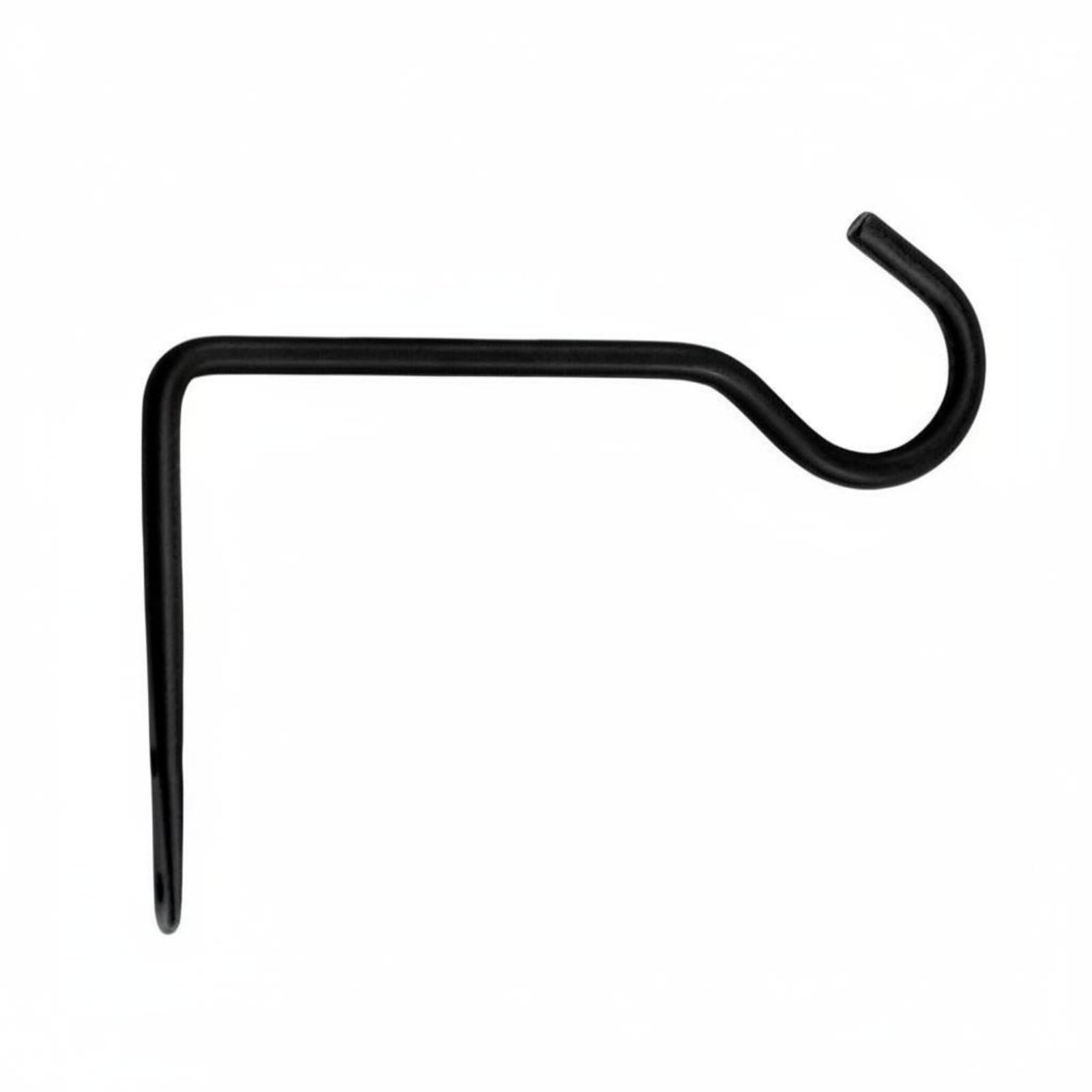 Metal Wall Mounted Plant Hook Outdoor Use Plant Hanger Hook Rust Resistant Garden Hardware for Balcony, Black, 10-15cm | Home & Garden | Yard, Garden & Outdoor Living-image-36