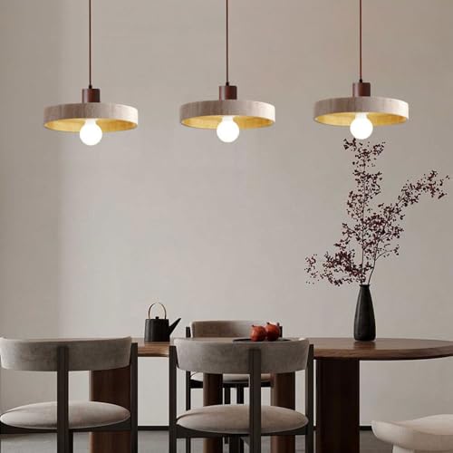 Suspension marbre E27 et design industriel moderne pour éclairage de cuisine - 4