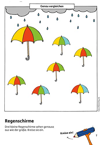 Kindergartenblock ab 3 Jahre - Jetzt bin ich groß!: Bunter Rätselblock - Sinnvolle Beschäftigung die Spaß macht (Übungshefte & -blöcke für Kindergarten, Vorschule, Einschulung, Band 608)