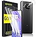 QULLOO Verre Trempé pour Xiaomi Mi 10T Lite 5G [3 pièces] + Caméra Protecteur [3 pièces], Protecteur D'écran Ultra Résistant Dureté 9H Film Protection Écran pour Xiaomi Mi 10T Lite 5G