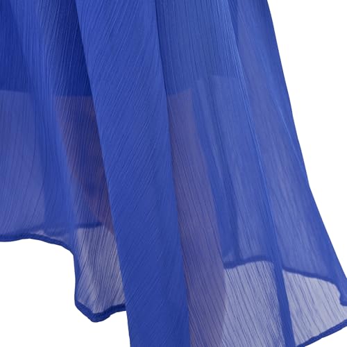 Image of DKNY Women's Flutter Sleeve Surplice Tie Fit & Flare Midi Dress