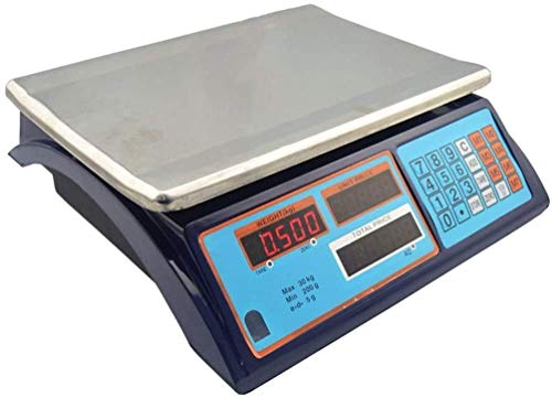 Báscula Electrónica Portátil 40kg x 10g Acero Inoxidable miniatura 1