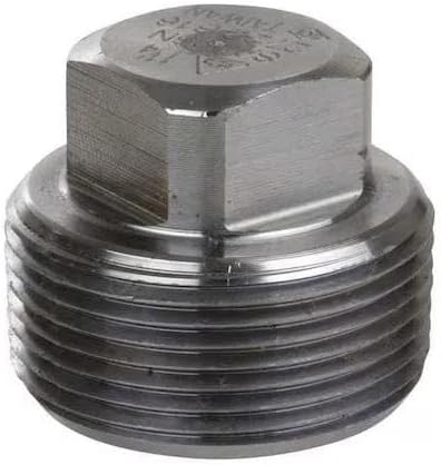 ACTIVLIFE for 1/2" Mnpt 304 Ss Square Head Plug, 1Rrk7