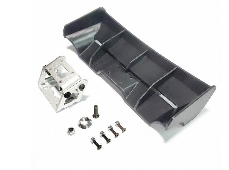 SH816-2 Body Wing Set New Custom Option Parts Aluminum Body Rear Wing Set for Tamiya 1/10 Scale Off Road Buggy Tamiya BB01 BBX BB-01 Chassis RC Car