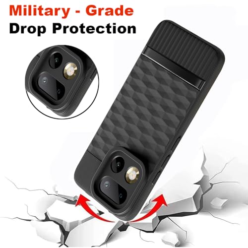 Image of Shockproof Case Compatible with Realme 16 Pro Plus 5G | Full Camera Protection | TPU Flexible Back Cover for Realme 16 Pro Plus 5G (Matte Black)