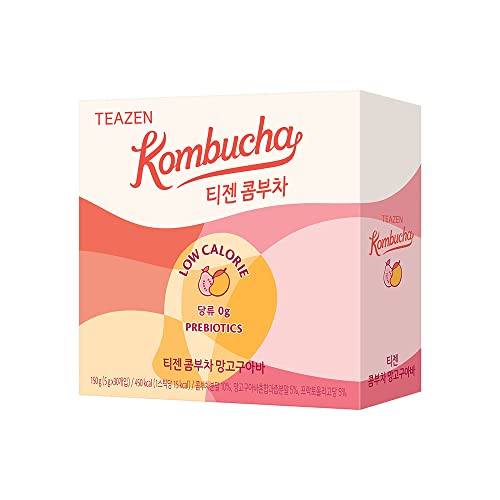 【TEAZEN Official】TEAZEN Kombucha 150g (5g×30 pieces) (Mango Guava)