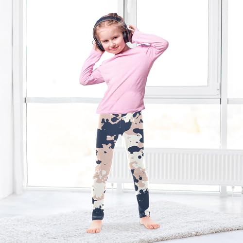 GuoChe Camouflage Dark Blue Big Girls Shorts Cotton Cartwheel Shorts Activewear Under Dress4