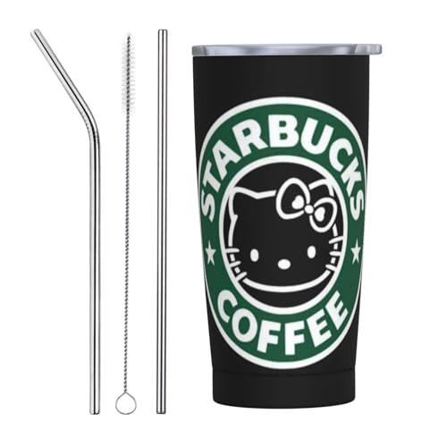 n[LeB (1) Xg[&Xg[uVt }OJbv R[q[Jbv 600ML RrjJbv ^u[ XeX ۗ ۉ ԗp Wt ^  e  lC v[g Straw Three-piece Set