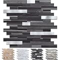 Midcard 10 Sheet Peel and Stick Backsplash Tile, Stick on Tiles for Backsplash Kitchen, Bathroom, Laundry Room, Camper, Fireplace.