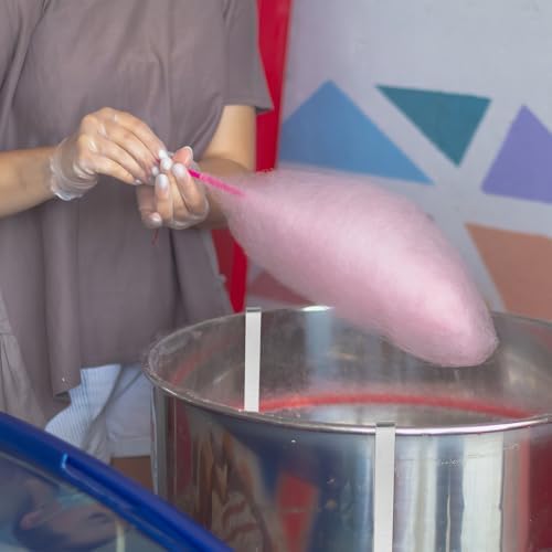 NUOBESTY 10 adet paslanmaz çelik pamuk şeker, ağ klipsi, ısıya dayanıklı kıskaç, pamuk şeker makinesi aksesuarı için sağlam tutuş - Görsel 6