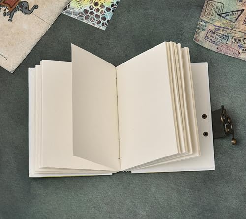 Image of Handmade Butterfly Journal for Women & Girls | Lockable Notebook with Recycled Paper | 7x5 Inch Travel Diary | Aesthetic Writing Book & Unique Gift Idea