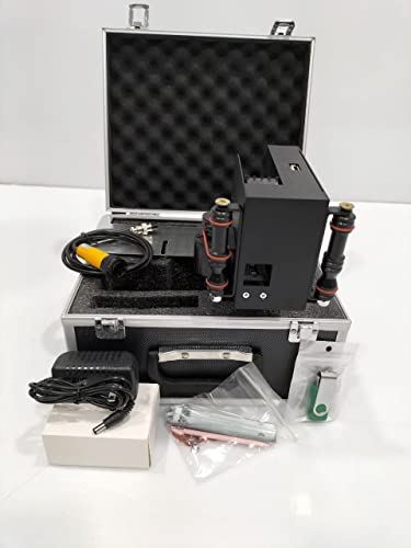 Image of P100 Handheld Manual Inkjet Printer | TIJ 2.5 Thermal Foaming | Touch Screen /Barcode and QR Code Inbuilt | USB Storage Supported Heavy Duty Model | Includes Black Ink Cartridge