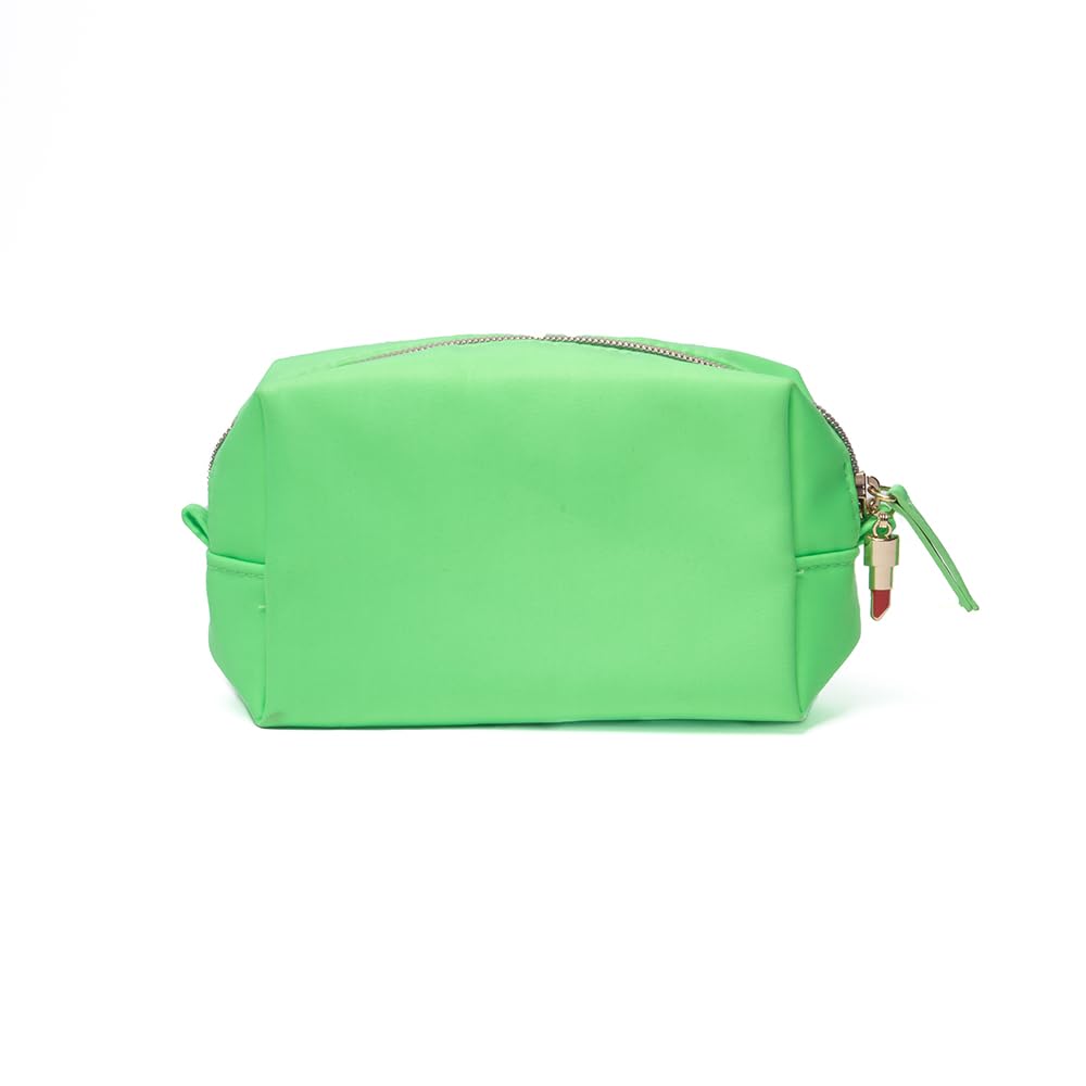 Colorbar Polyester Lips & Lashes Casual (Small Pouch) - Neon Green 2