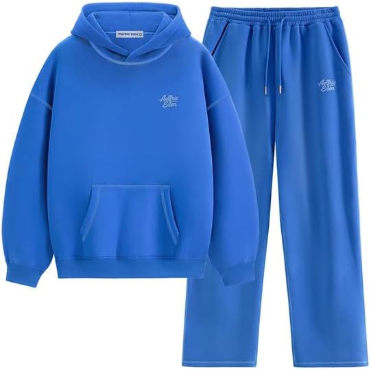 Jogging Suit Women's Baggy Tracksuit Men's Basic Leisure Suit Unisex Leisure Suit Oversize Tracksuit Sports Suit Fleece Hoodie Sets with Wide Leg Jogging Bottoms Sports Outfit