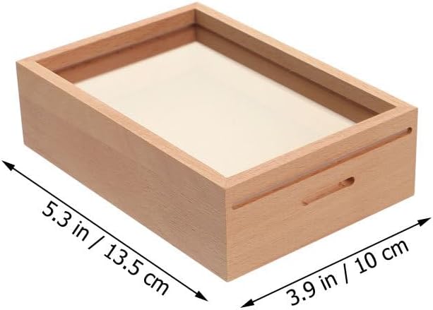 Piggy Bank Wooden Money Box with Clear Display Window Photo Frame Coin Jar for Home Office Bedroom Savings and Decorative Use 5.31X3.93X1.77In