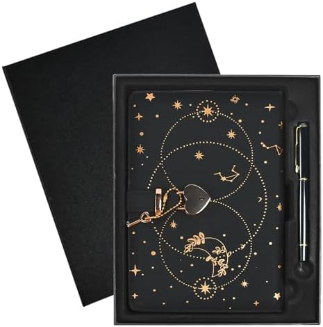 Diario con Candado,A5 Journaling Notebook de Agradecimiento Mujer...